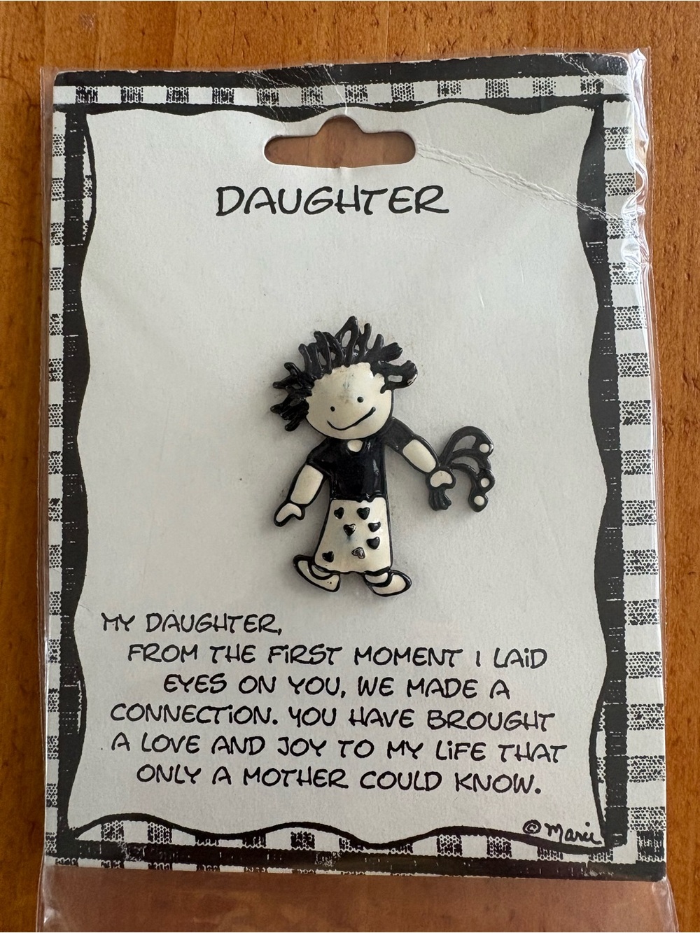 Papel Giftware Daughter Pin, Brand New in Packaging